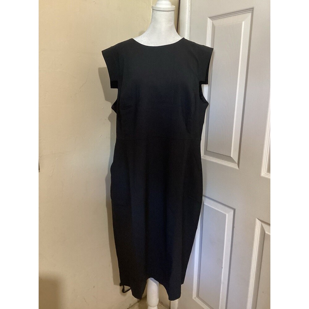 J. Crew Black Wool resume dress size 18